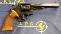 Revolver Smith & Wesson mod. 14.3 6" cal. 38 Sp
